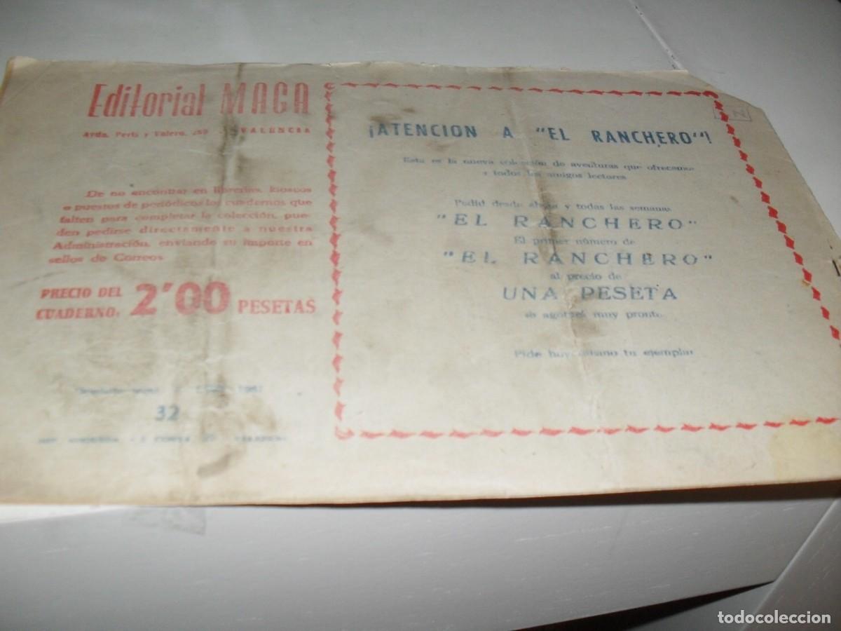 Tebeos: ORIGINAL EL CRUZADO NEGRO 32 EN PODER DE SALADINO,(DE 56).MAGA,1961 - Foto 2