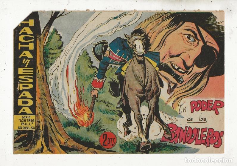 Tebeos: HACHA Y ESPADA - N&ordm; 14 - EN PODER DE LOS BANDOLEROS - MAGA 1961 - Foto 1