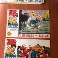 Tebeos: TONY Y ANITA-LOS ASES DEL CIRCO-ORIGINAL-8 NÚMEROS-EDITORIAL MAGA-AÑO 1960.