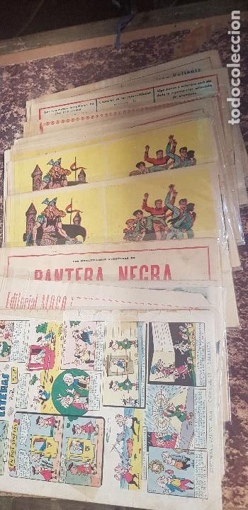 Tebeos: PANTERA NEGRA 12 TEBEOS ORIGINALES DE EPOCA - Foto 2