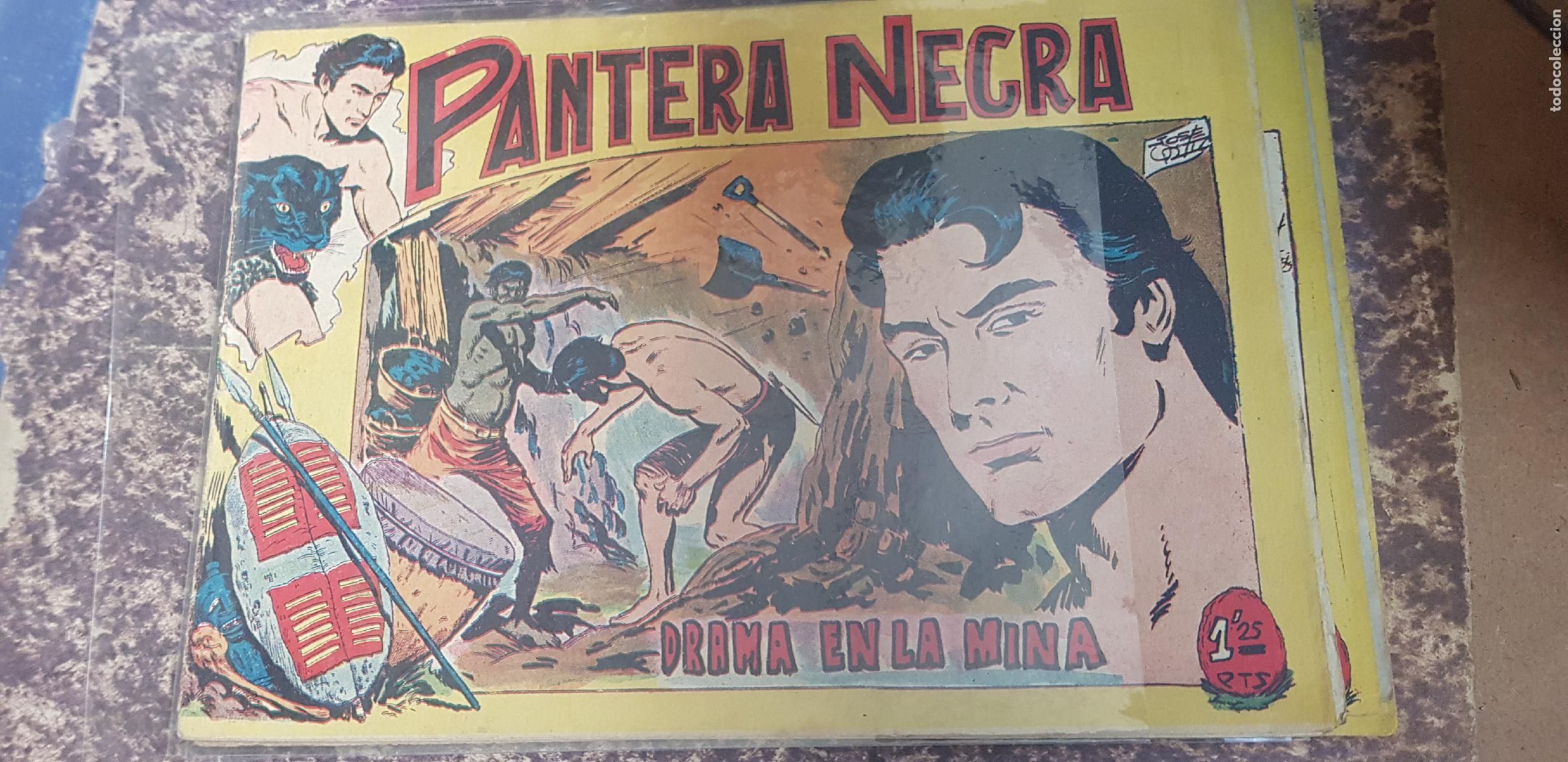 Tebeos: PANTERA NEGRA 12 TEBEOS ORIGINALES DE EPOCA - Foto 6