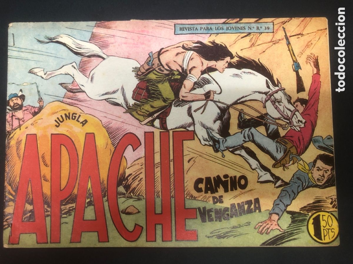 Tebeos: COMIC ORIGINAL APACHE 1&ordf; N&ordm;19 EDITORIAL MAGA - Foto 1