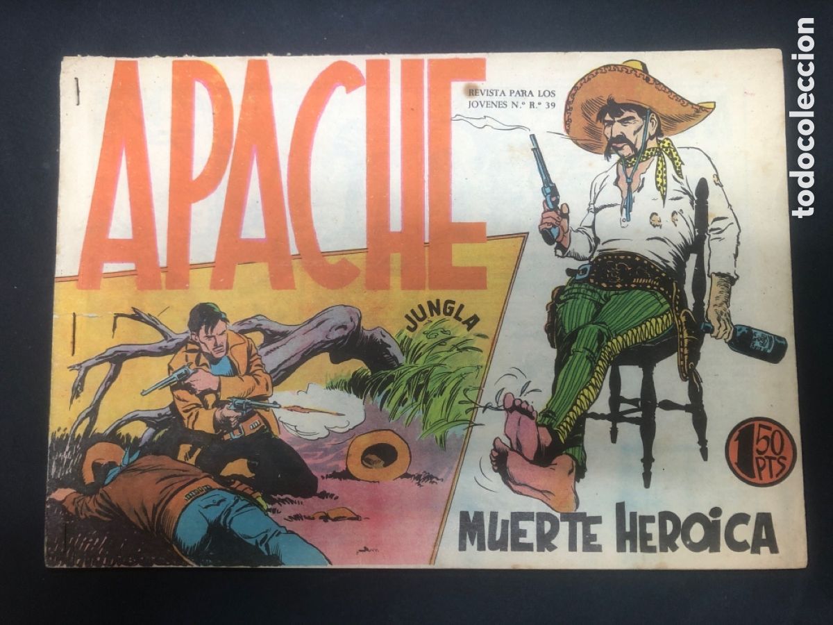 Tebeos: COMIC ORIGINAL APACHE 1&ordf; N&ordm;23 EDITORIAL MAGA - Foto 1