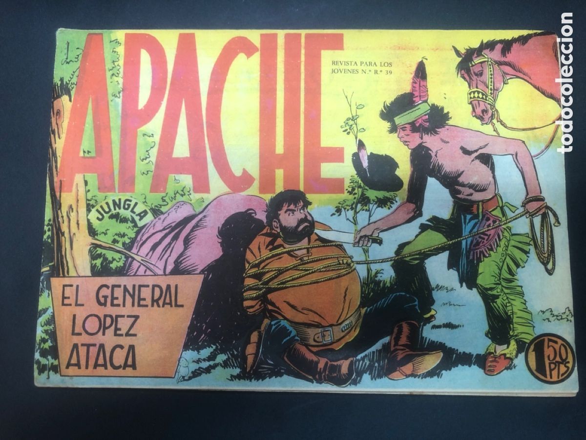 Tebeos: COMIC ORIGINAL APACHE 1&ordf; N&ordm;24 EDITORIAL MAGA - Foto 1