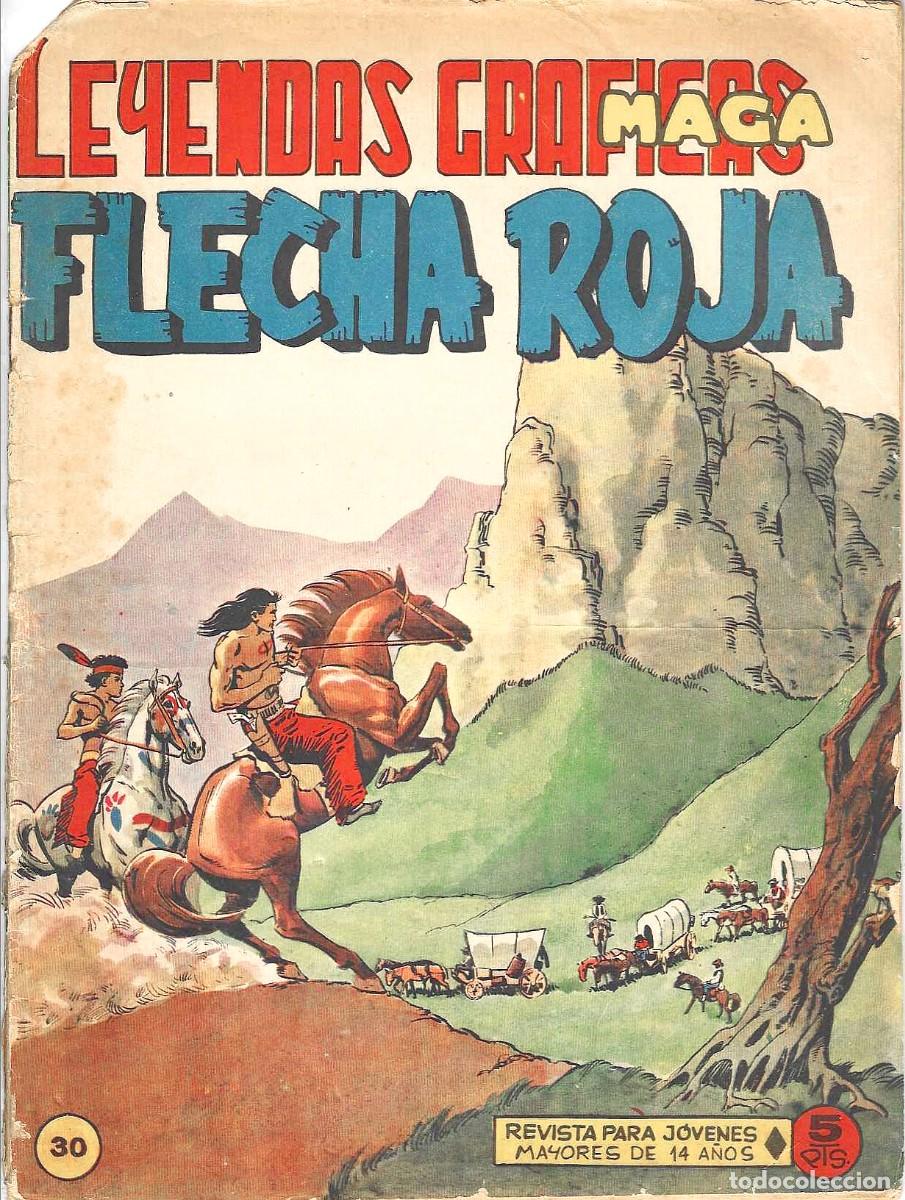 Tebeos: FLECHA ROJA num. 30. 1962. - Foto 1