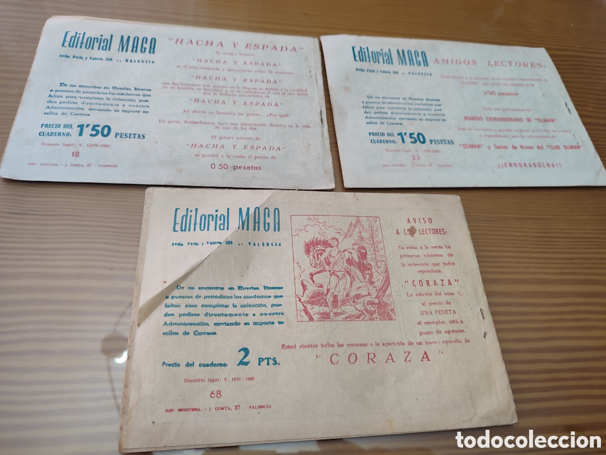 Tebeos: Lote de 3 antiguos comics de BENGALA, editorial Maga - Foto 2