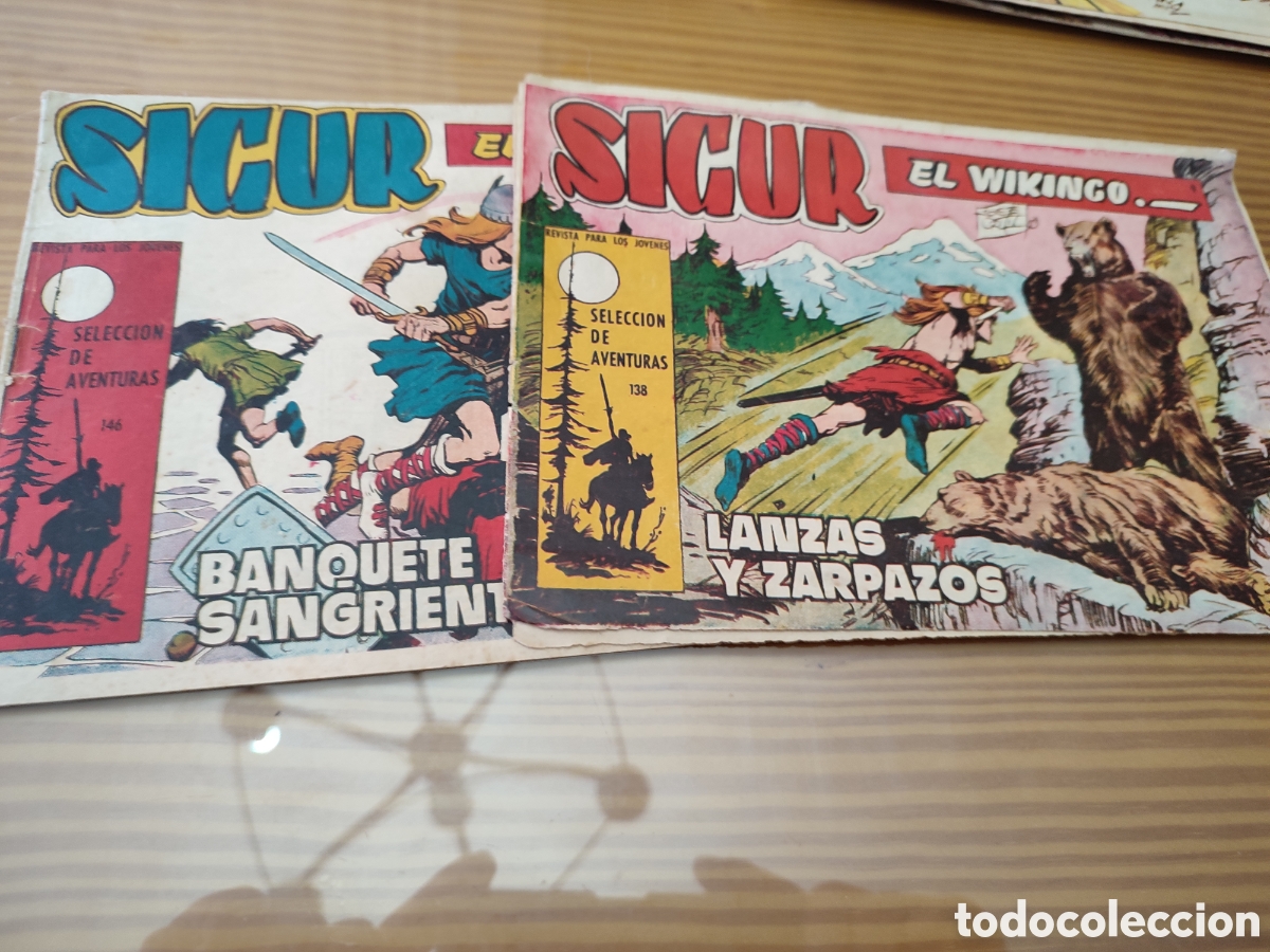 Tebeos: Lote de 5 antiguos comics de SIGUR, editorial Maga - Foto 3