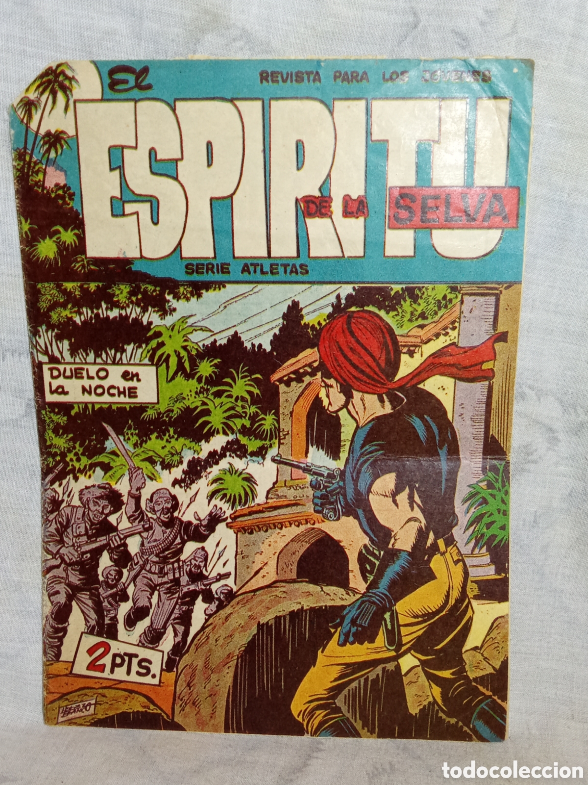 Tebeos: EL ESP&Iacute;RITU DE LA SELVA, DUELO EB LA NOCHE. ED. MAGA - Foto 1