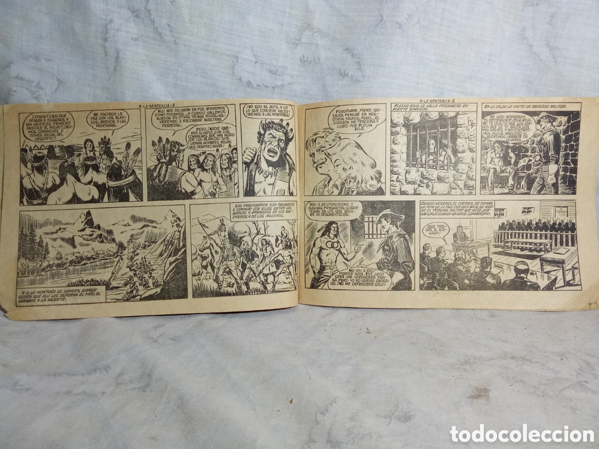 Tebeos: FLECHA ROJA LA SENTENCIA N&deg;8. ED. MAGA - Foto 2