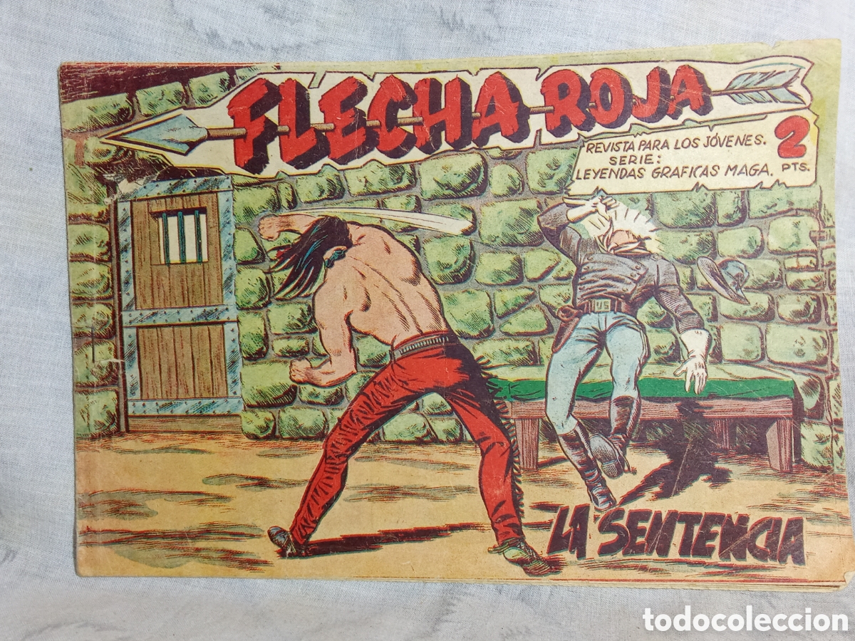 Tebeos: FLECHA ROJA LA SENTENCIA N&deg;8. ED. MAGA - Foto 1