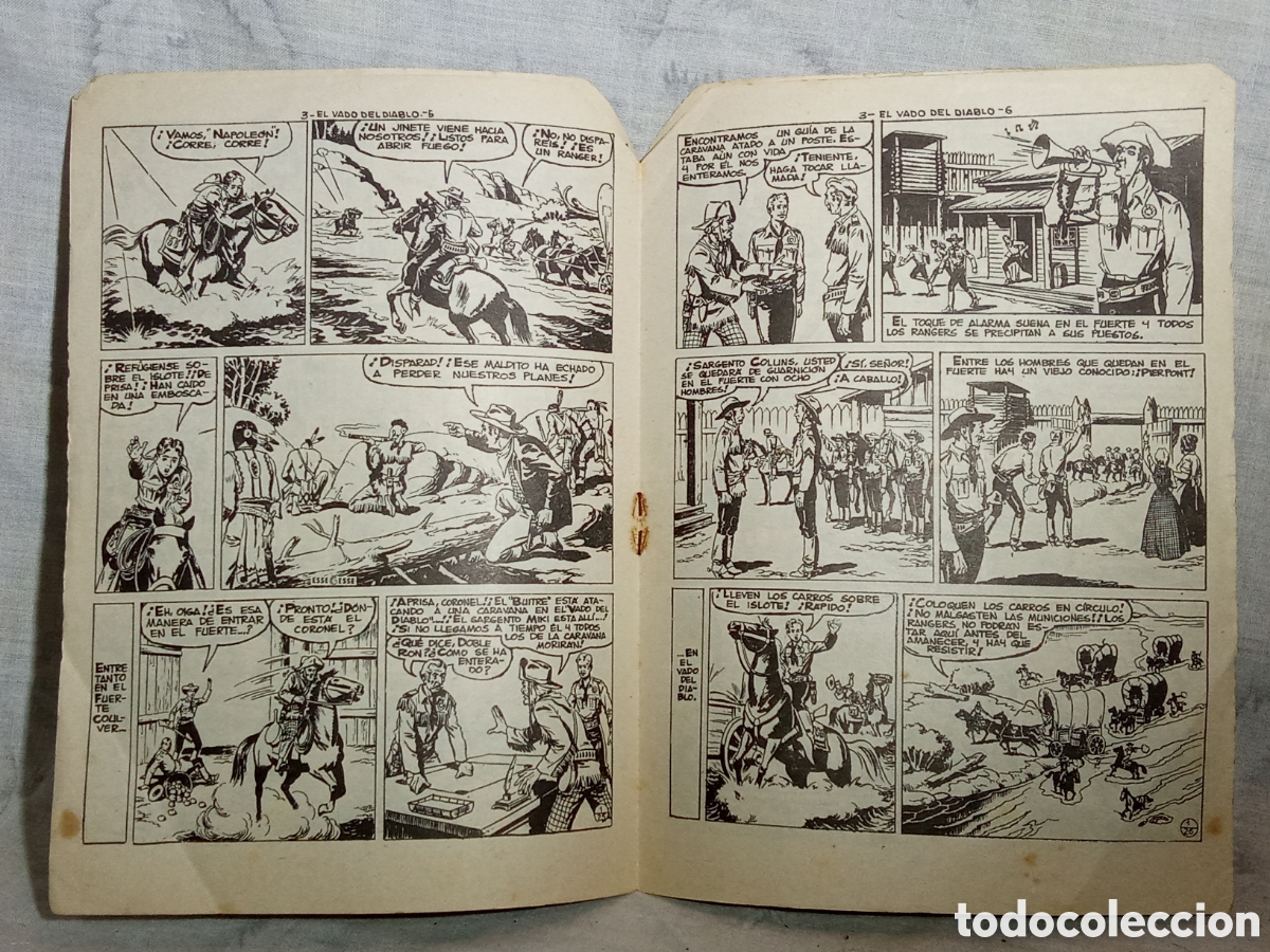 Tebeos: CAPIT&Aacute;N MIKI, EL VADO DEL DIABLO. N&deg;3. ED. MAGA - Foto 2