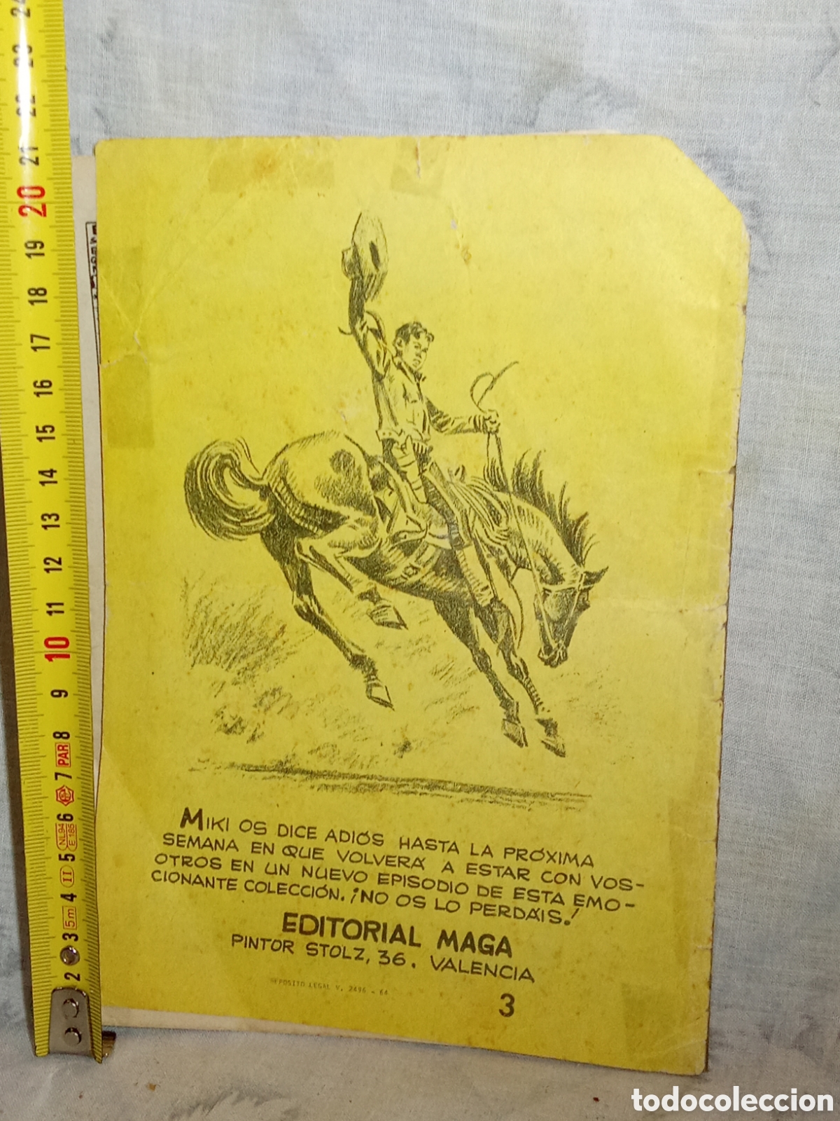 Tebeos: CAPIT&Aacute;N MIKI, EL VADO DEL DIABLO. N&deg;3. ED. MAGA - Foto 3