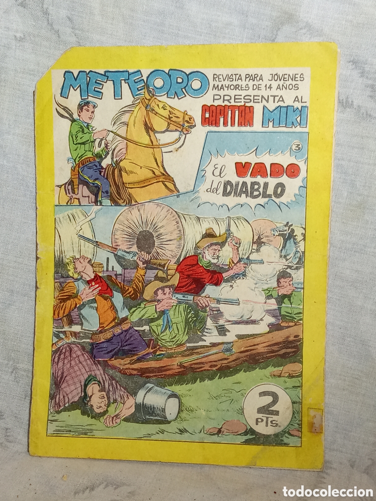 Tebeos: CAPIT&Aacute;N MIKI, EL VADO DEL DIABLO. N&deg;3. ED. MAGA - Foto 1