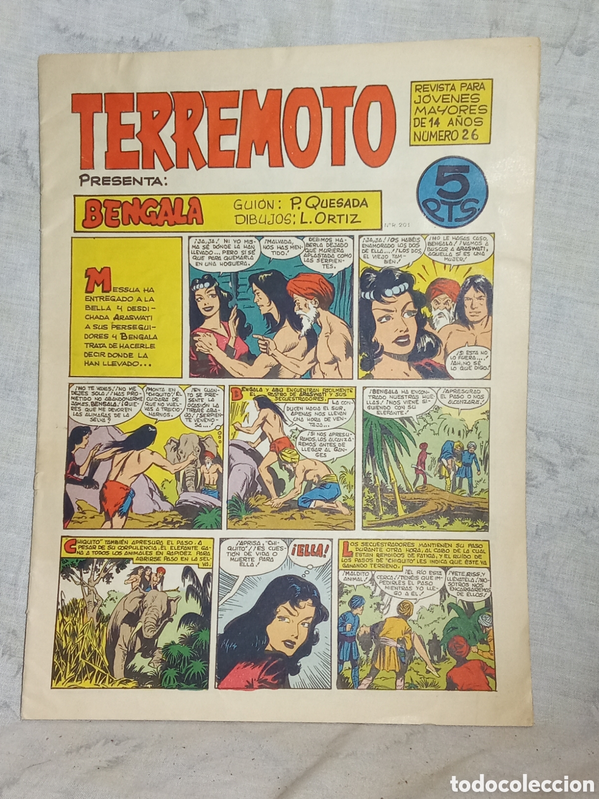 Tebeos: TERREMOTO PRESENTA: BENGALA. N&deg;26. ED. MAGA - Foto 1