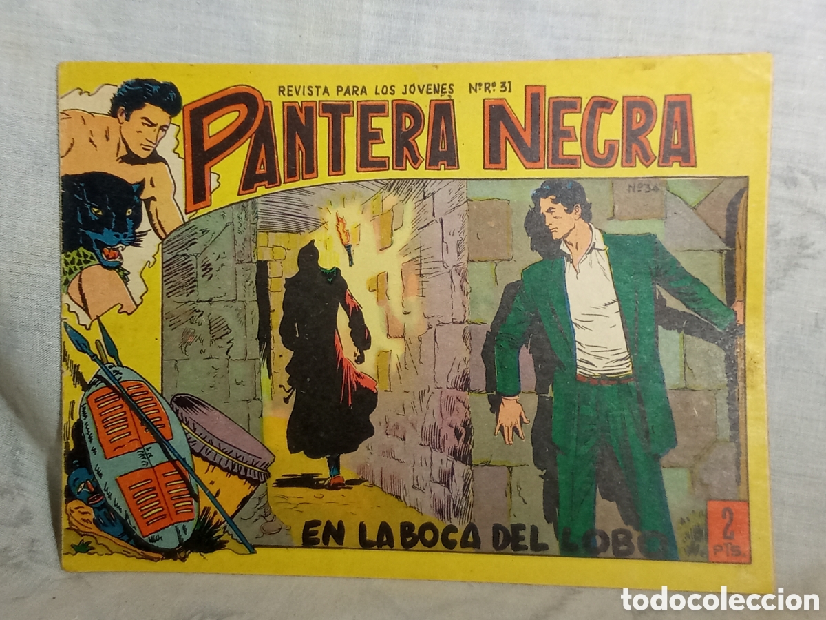 Tebeos: PANTERA NEGRA EN LA BOCA DEL LOBO, N&deg;34. ED. MAGA - Foto 1