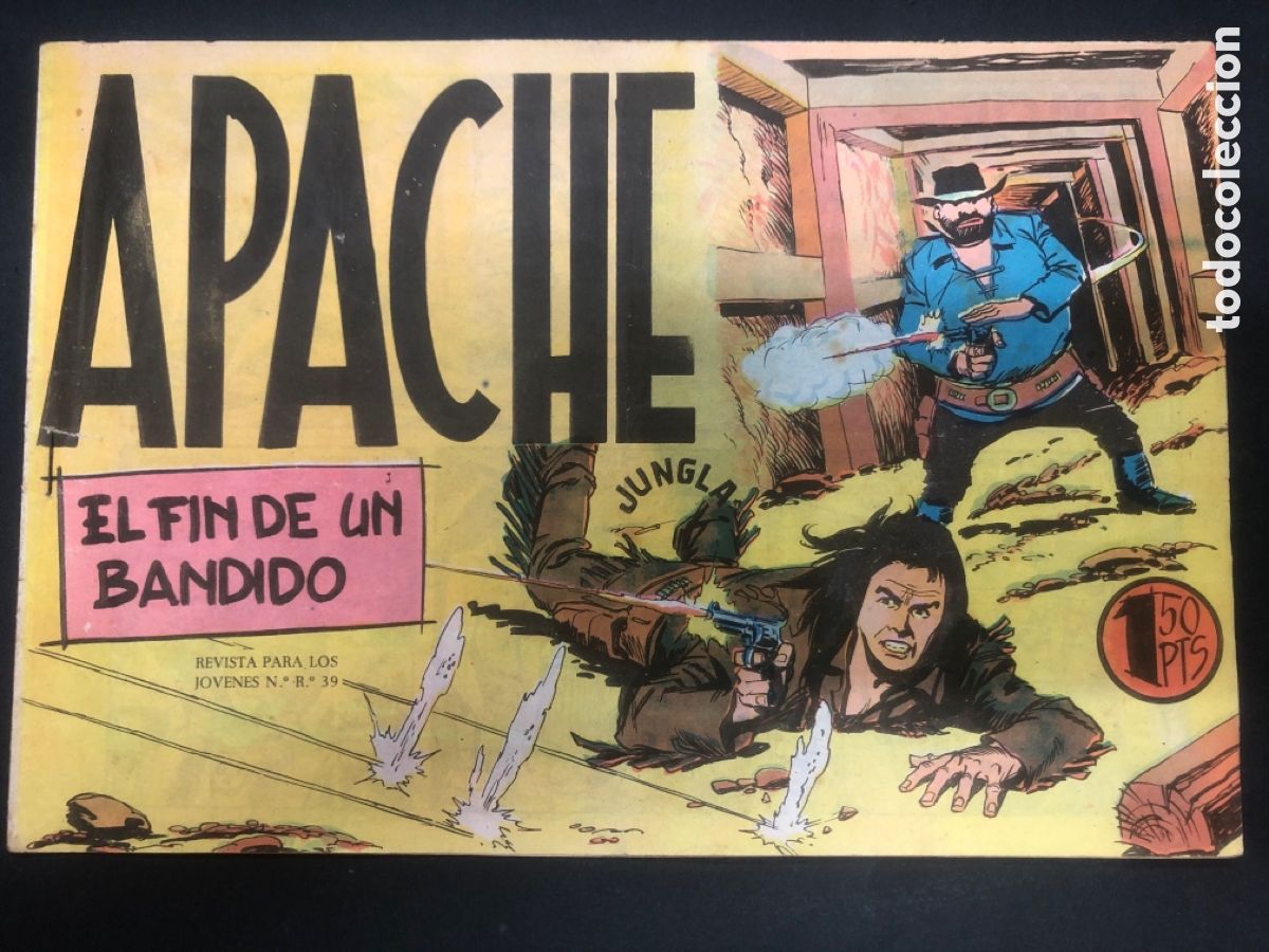 Tebeos: COMIC ORIGINAL APACHE 1&ordf; N&ordm; 33 EDITORIAL MAGA - Foto 1