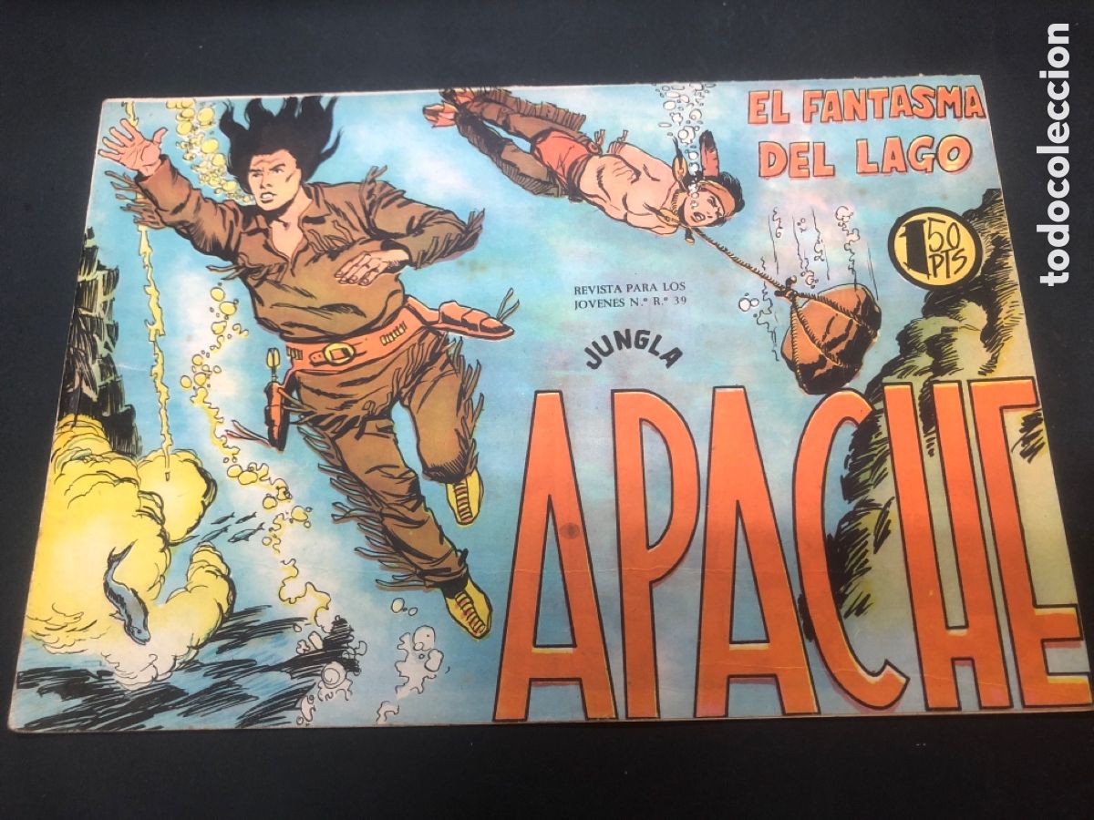 Tebeos: COMIC ORIGINAL APACHE 1&ordf; N&ordm; 34 EDITORIAL MAGA - Foto 1