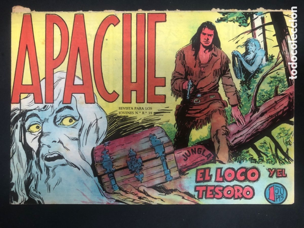 Tebeos: COMIC ORIGINAL APACHE 1&ordf; N&ordm; 35 EDITORIAL MAGA - Foto 1