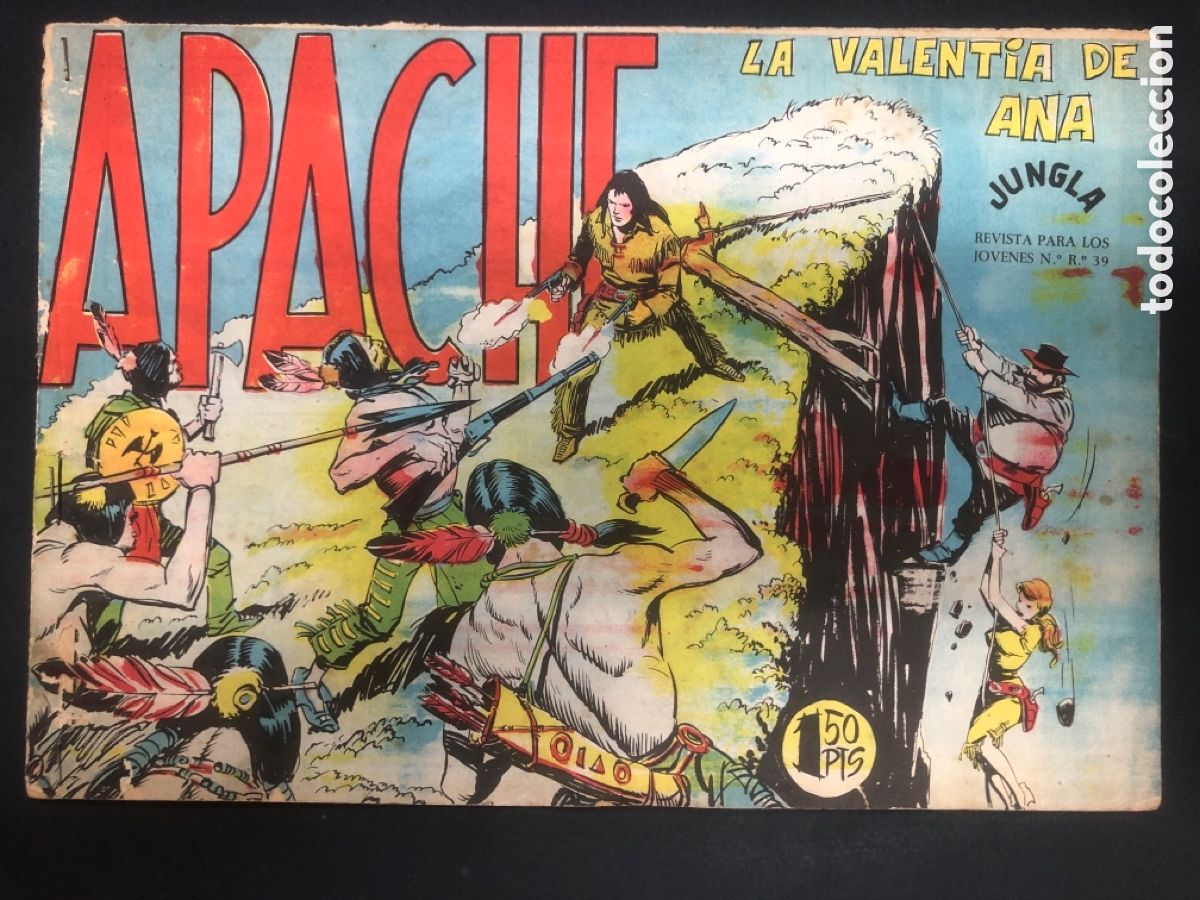 Tebeos: COMIC ORIGINAL APACHE 1&ordf; N&ordm; 37 EDITORIAL MAGA - Foto 1