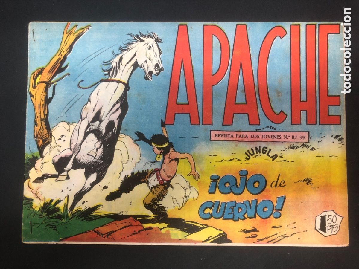 Tebeos: COMIC ORIGINAL APACHE 1&ordf; N&ordm; 39 EDITORIAL MAGA - Foto 1
