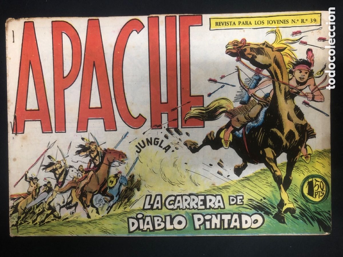 Tebeos: COMIC ORIGINAL APACHE 1&ordf; N&ordm; 40 EDITORIAL MAGA - Foto 1