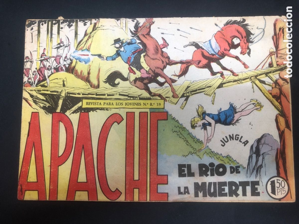 Tebeos: COMIC ORIGINAL APACHE 1&ordf; N&ordm; 42 EDITORIAL MAGA - Foto 1