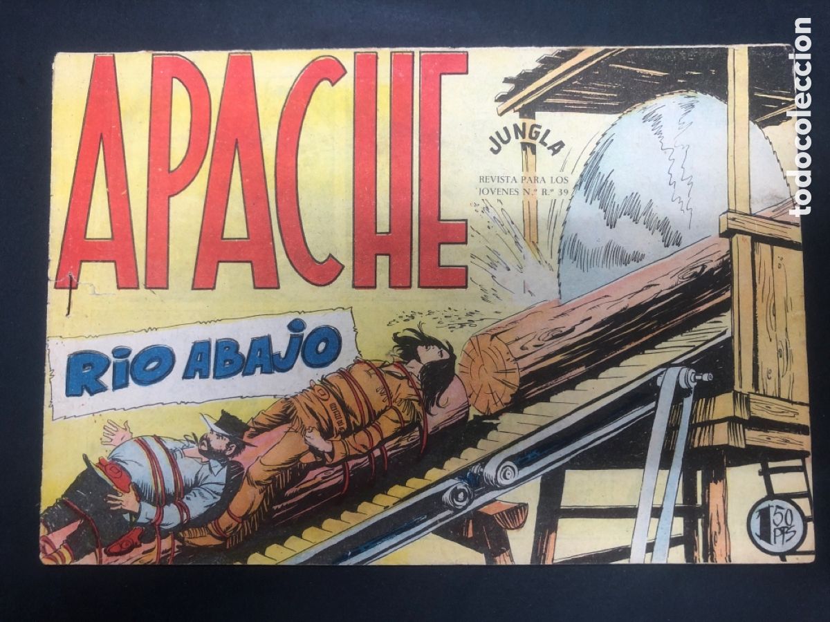 Tebeos: COMIC ORIGINAL APACHE 1&ordf; N&ordm; 45 EDITORIAL MAGA - Foto 1