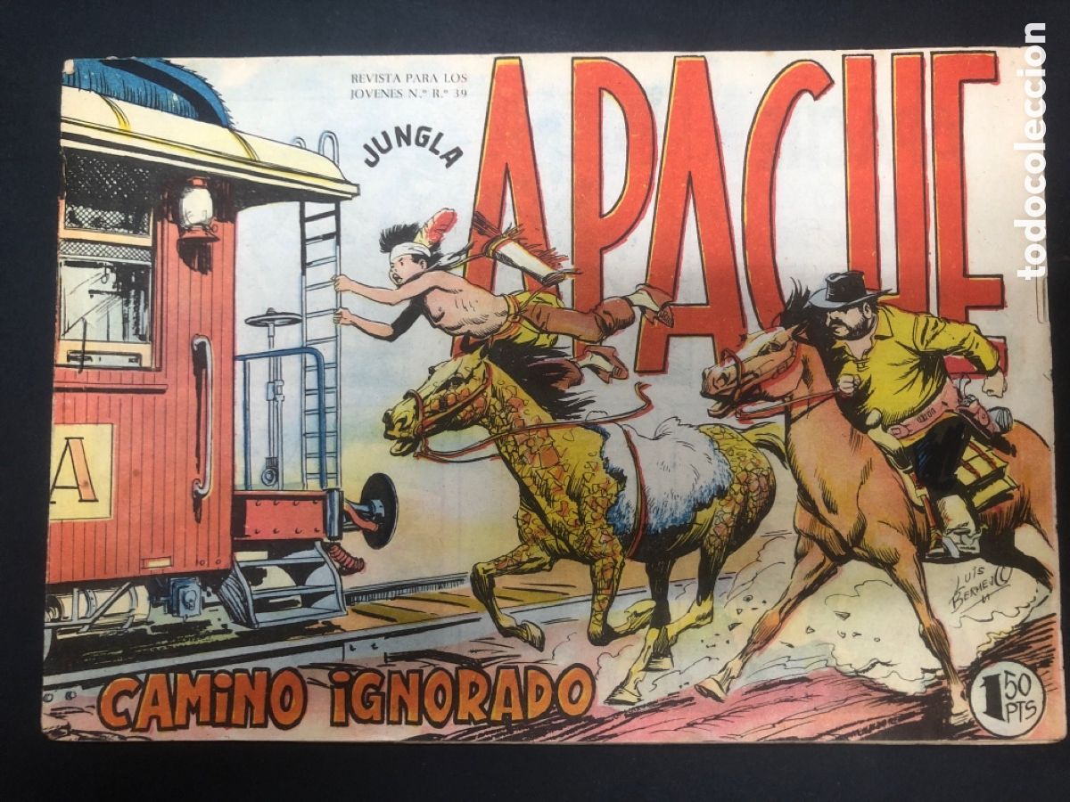 Tebeos: COMIC ORIGINAL APACHE 1&ordf; N&ordm; 46 EDITORIAL MAGA - Foto 1