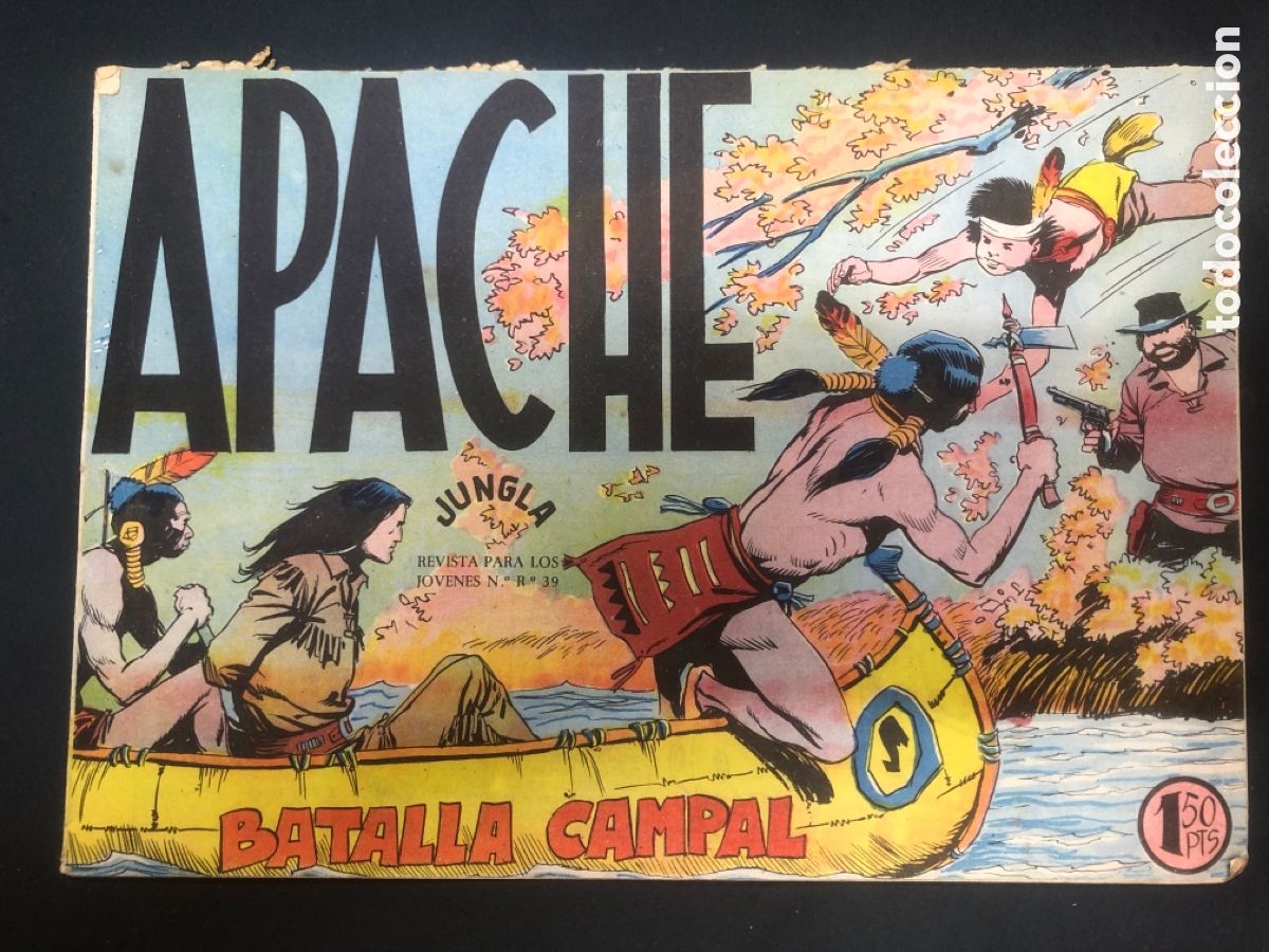 Tebeos: COMIC ORIGINAL APACHE 1&ordf; N&ordm; 47 EDITORIAL MAGA - Foto 1