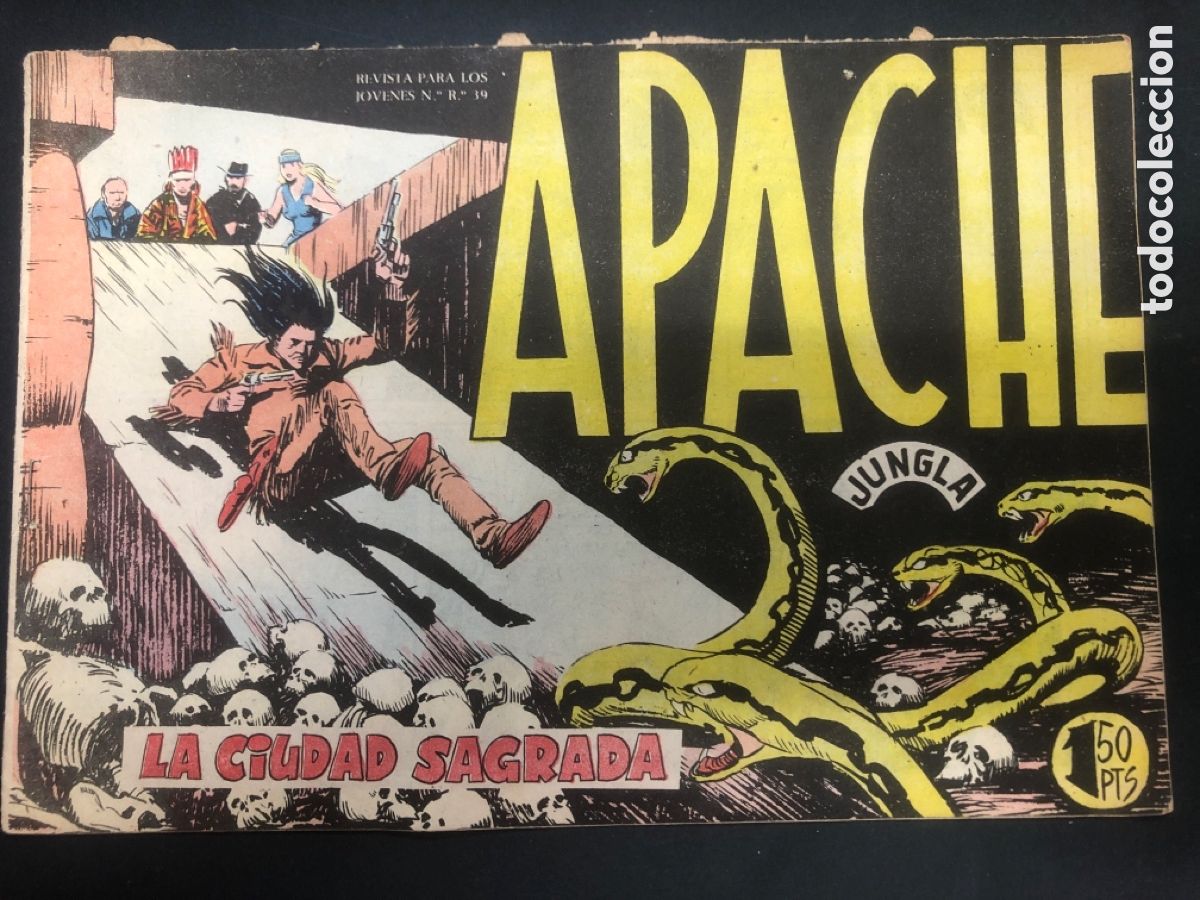 Tebeos: COMIC ORIGINAL APACHE 1&ordf; N&ordm; 50 EDITORIAL MAGA - Foto 1