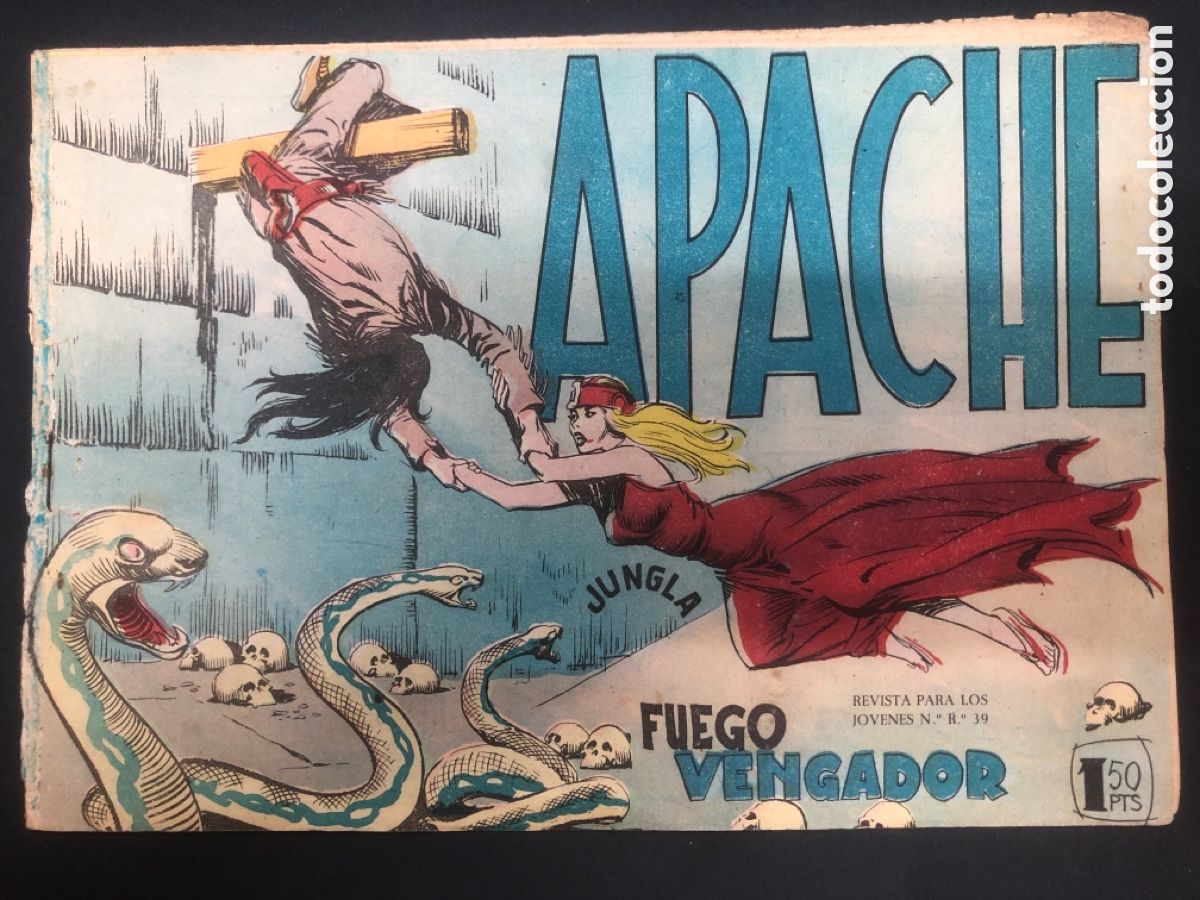 Tebeos: COMIC ORIGINAL APACHE 1&ordf; N&ordm; 51 EDITORIAL MAGA - Foto 1