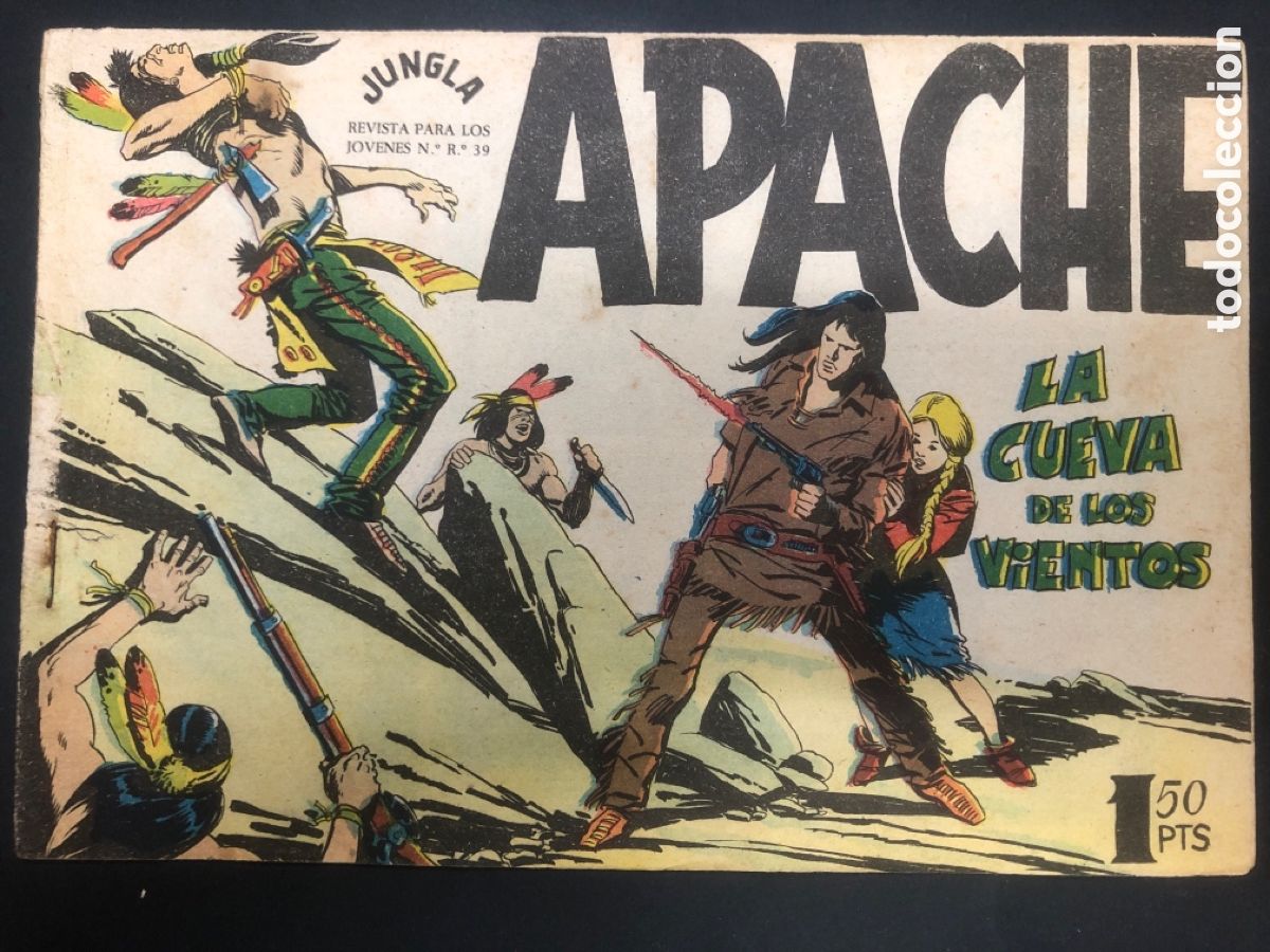 Tebeos: COMIC ORIGINAL APACHE 1&ordf; N&ordm; 53 EDITORIAL MAGA - Foto 1