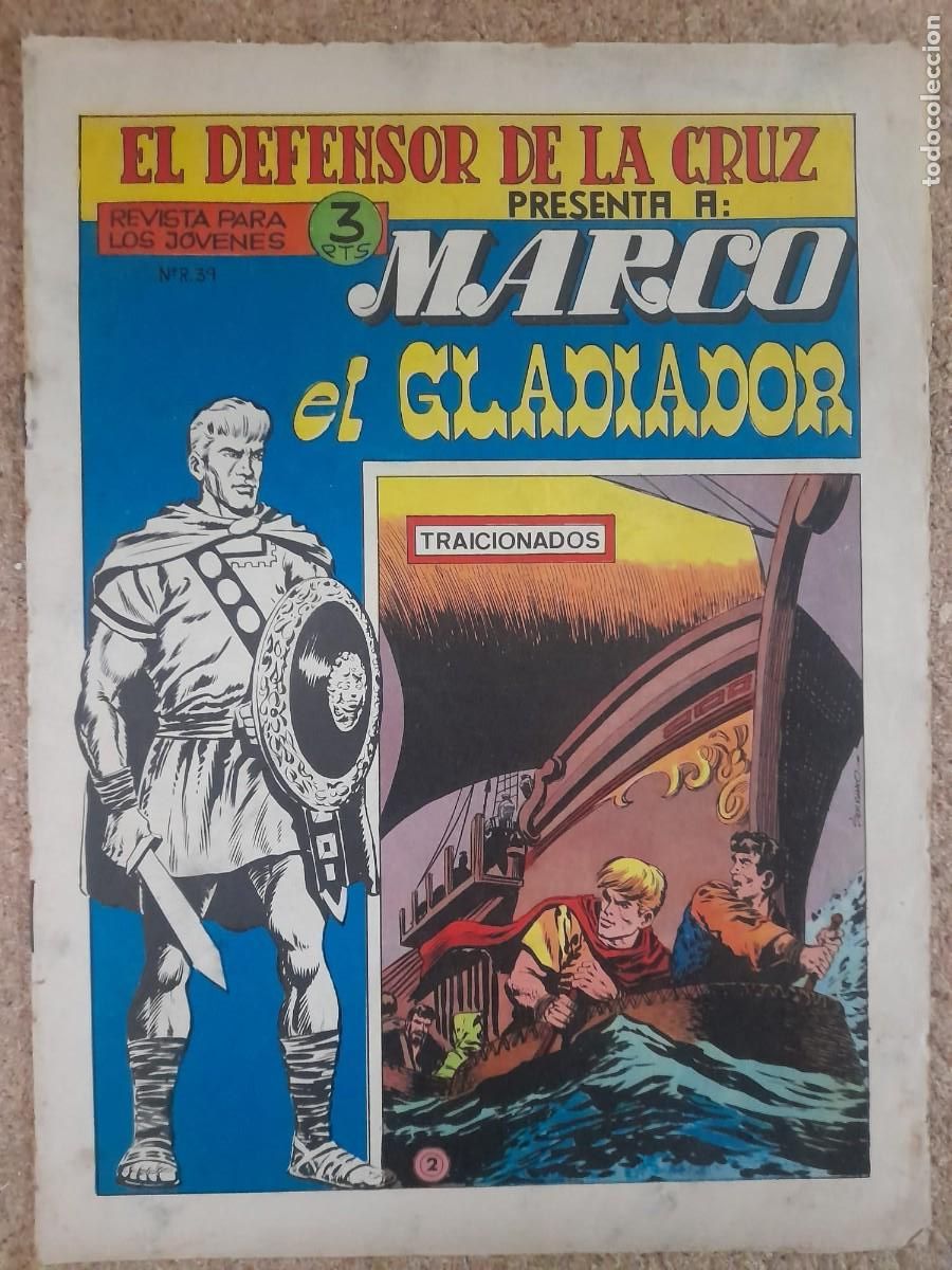Tebeos: El Defensor De La Cruz.Marco El Gladiador.num.2.Maga - Foto 1