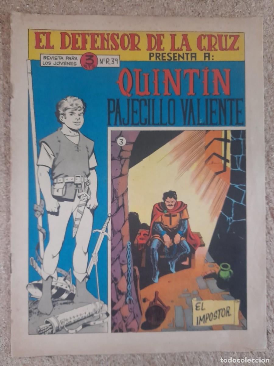 Tebeos: El Defensor De La Cruz.Quintin Pajecillo Valiente.num.3.Maga - Foto 1