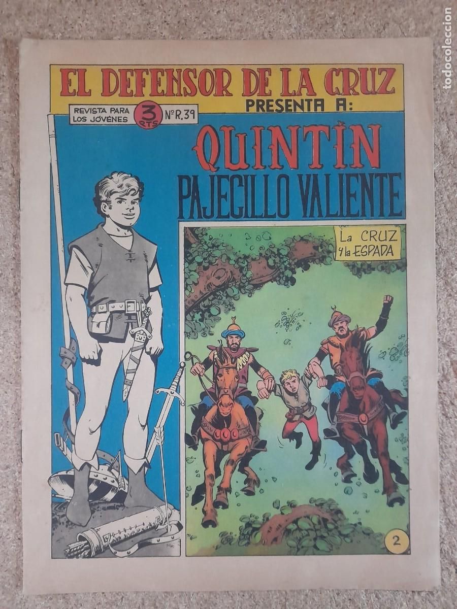Tebeos: El Defensor De La Cruz.Quintin Pajecillo Valiente.num.2.Maga - Foto 1