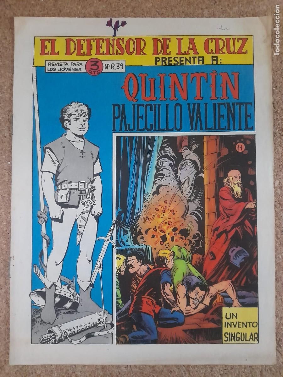 Tebeos: El Defensor De La Cruz.Quintin Pajecillo Valiente.num.11.Maga - Foto 1