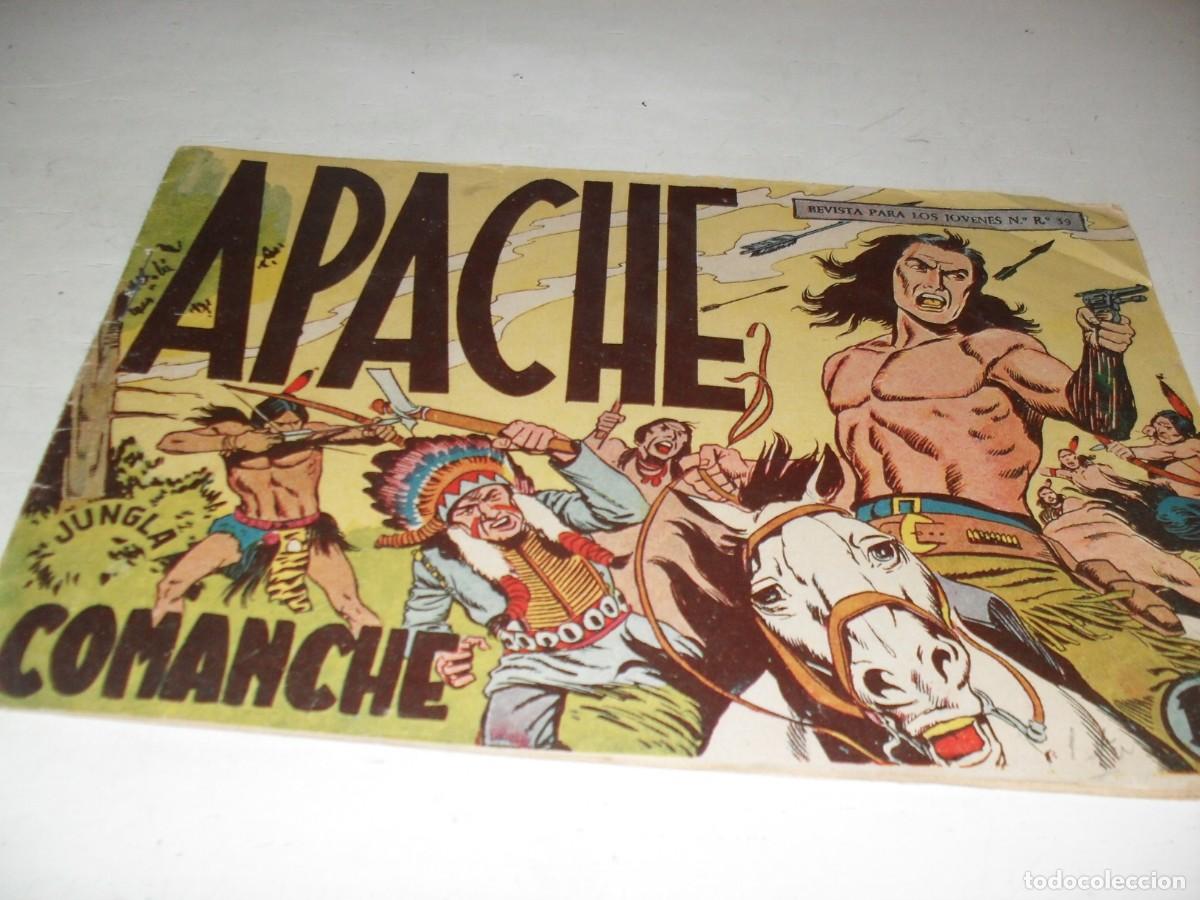 Tebeos: APACHE N&ordm;20 COMANCHE,(DE 56).MAGA,1958,DIBUJA LUIS BERMEJO - Foto 1