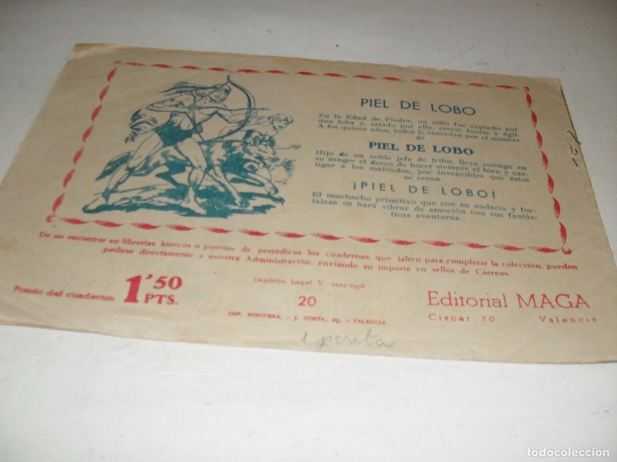 Tebeos: APACHE N&ordm;20 COMANCHE,(DE 56).MAGA,1958,DIBUJA LUIS BERMEJO - Foto 2