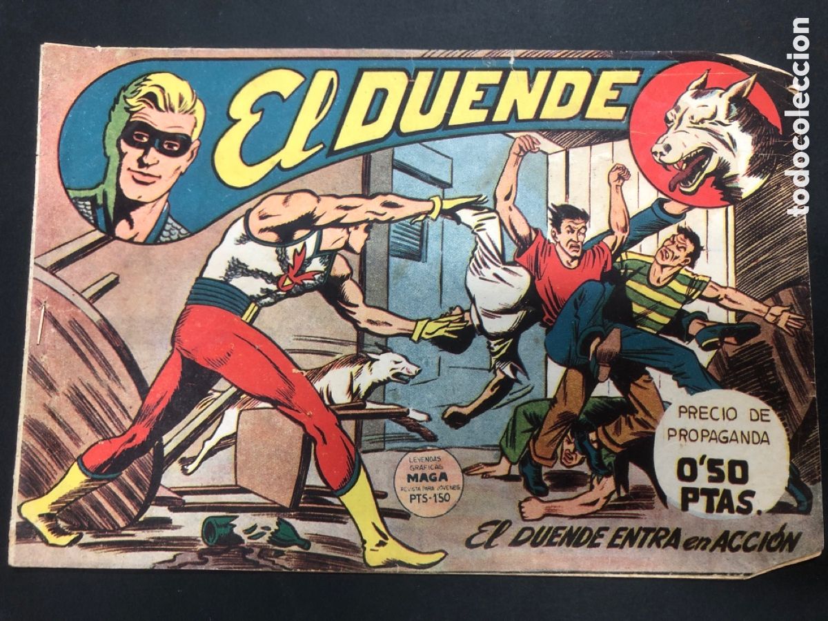 Tebeos: COMIC EL DUENDE N&ordm; 1 DE LA COLECCION EDITORIAL MAGA - Foto 1