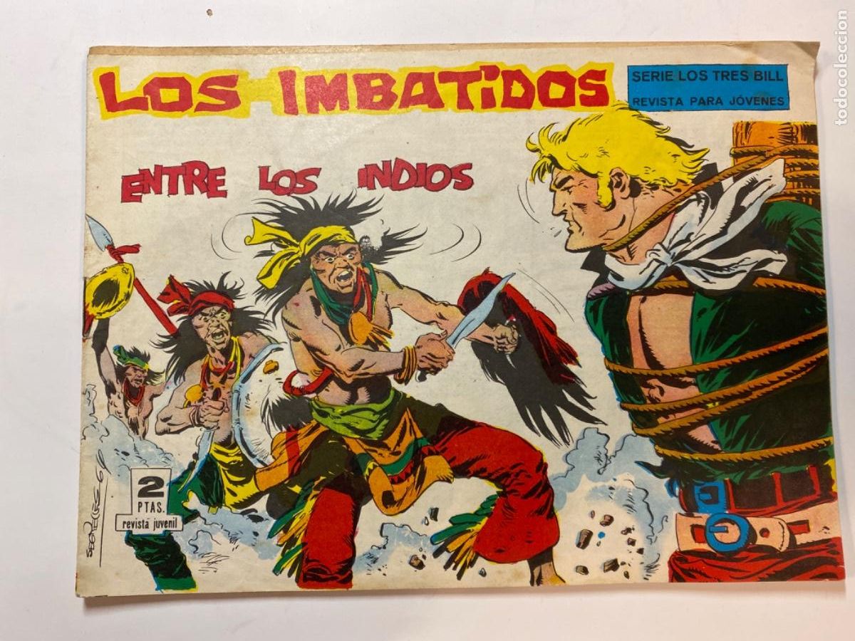 Tebeos: LOS IMBATIDOS N&ordm; 5 ENTRE LOS INDIOS , MAGA 1963 - Foto 1