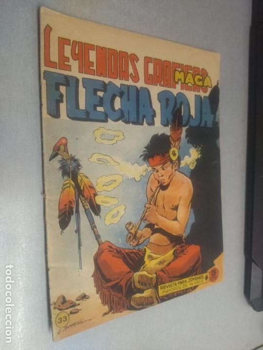 Tebeos: FLECHA ROJA REVISTA N&ordm; 33 / MAGA ORIGINAL - Foto 1