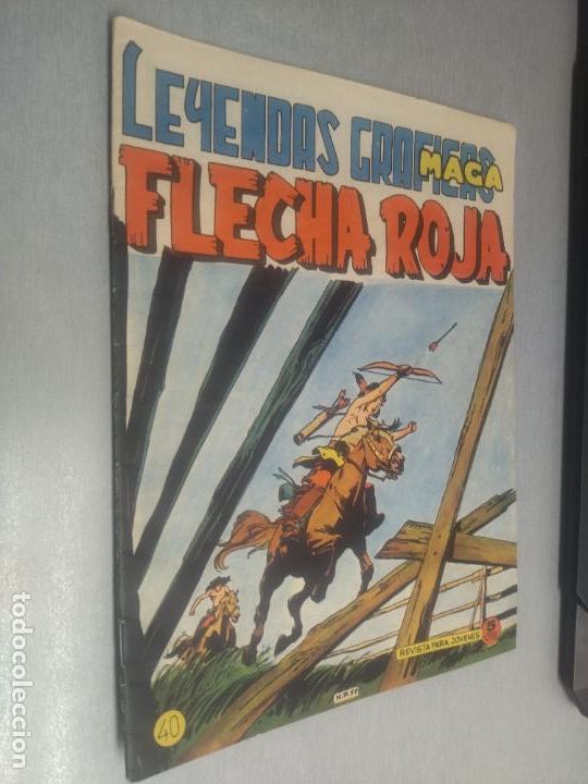 Tebeos: FLECHA ROJA REVISTA N&ordm; 40 / MAGA ORIGINAL - Foto 1