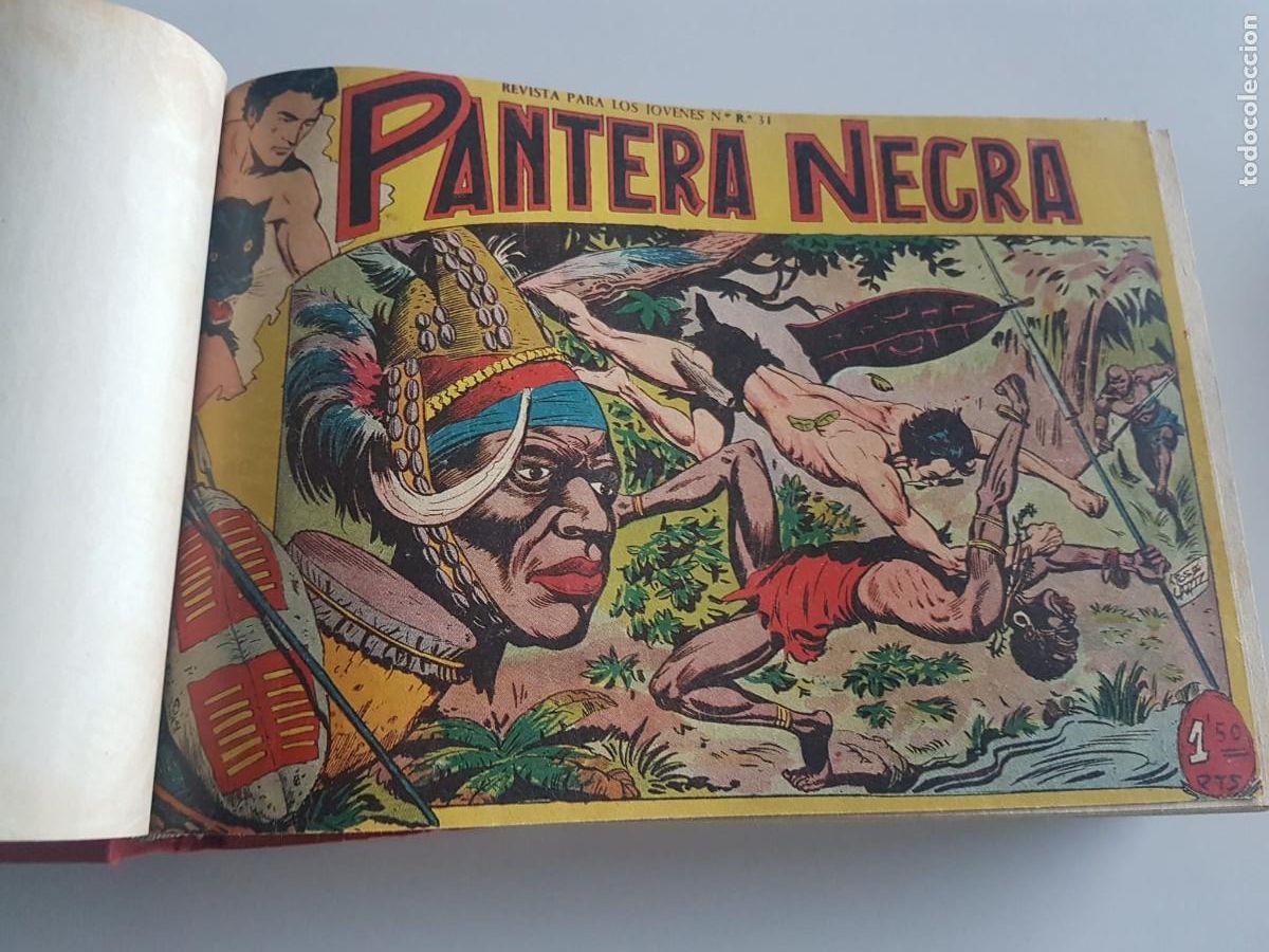 Tebeos: PANTERA NEGRA COLECCION COMPLETA 1 AL 54 ORIGINAL - Foto 2