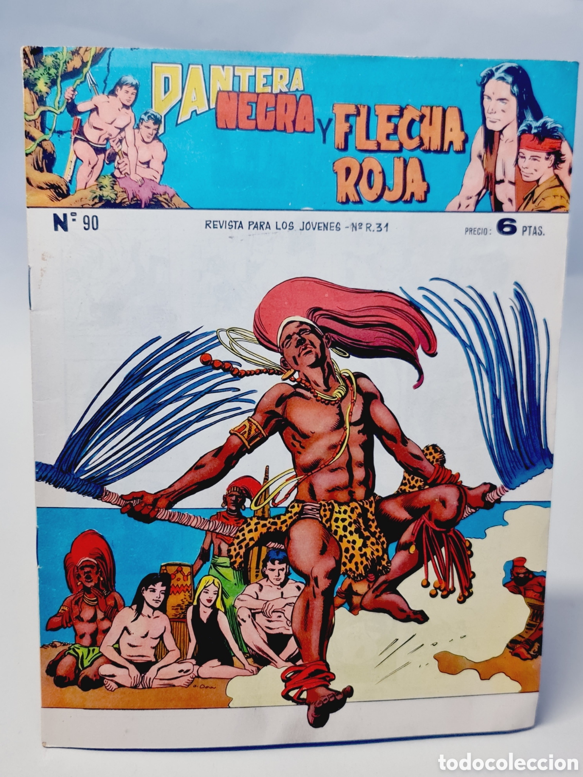 Tebeos: DE KIOSCO PANTERA NEGRA Y FLECHA ROJA 90 MAGA ORIGINAL - Foto 1