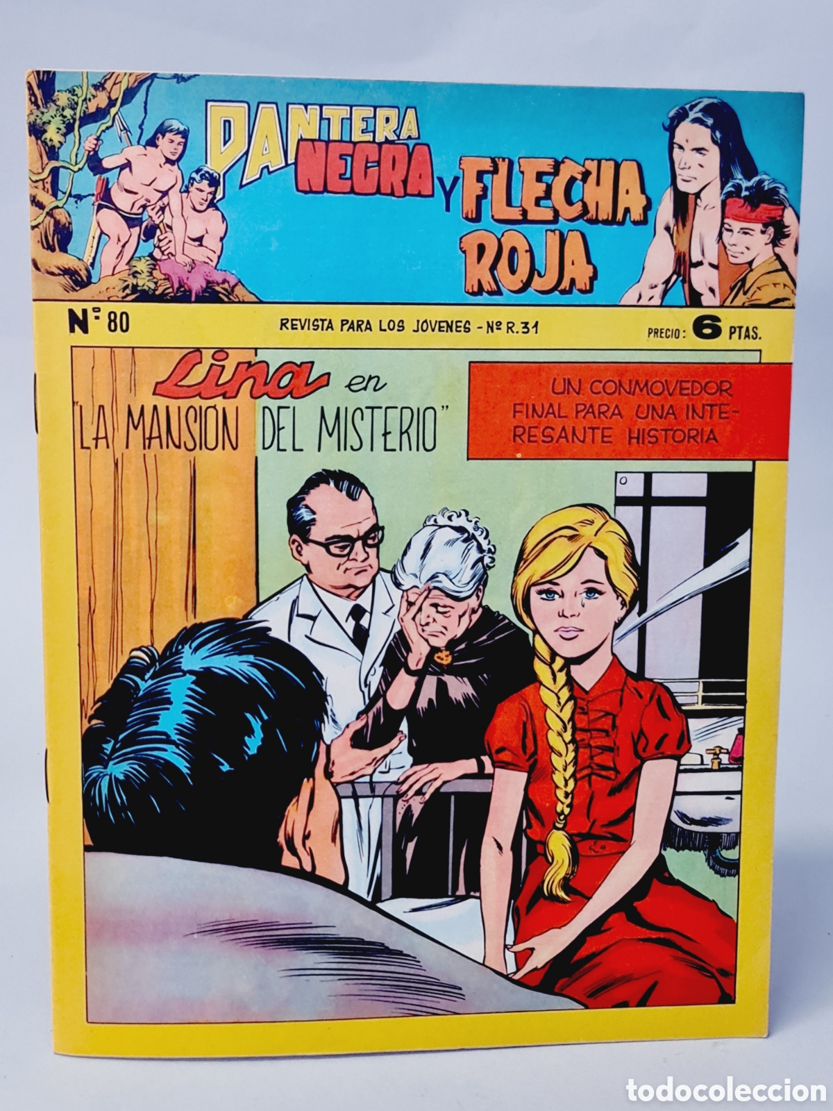 Tebeos: DE KIOSCO PANTERA NEGRA Y FLECHA ROJA 80 MAGA ORIGINAL - Foto 1