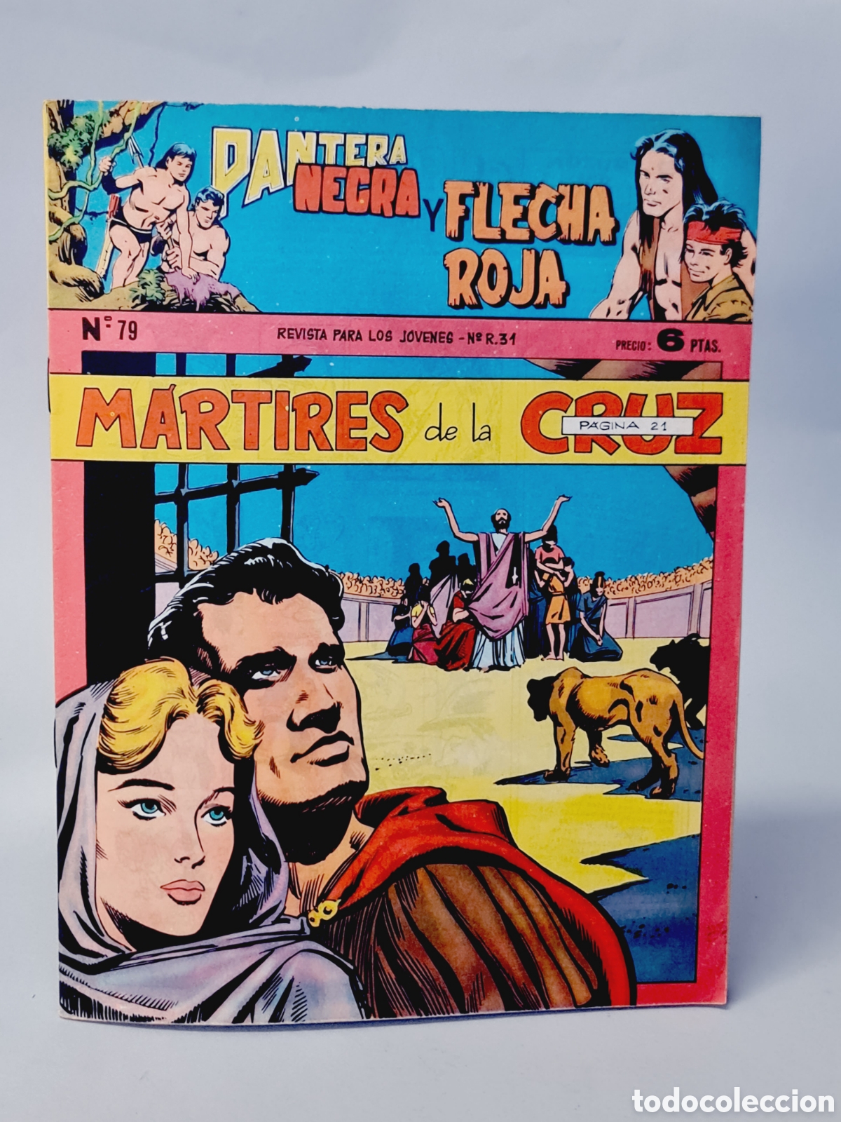 Tebeos: DE KIOSCO PANTERA NEGRA Y FLECHA ROJA 79 MAGA ORIGINAL - Foto 1