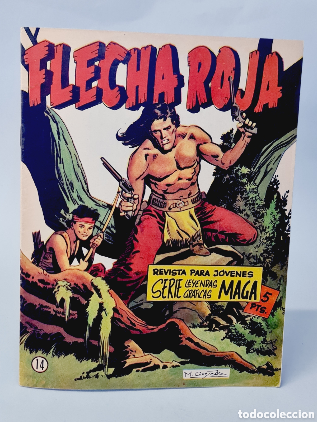 Tebeos: DE KIOSCO FLECHA ROJA 14 MAGA ORIGINAL - Foto 1