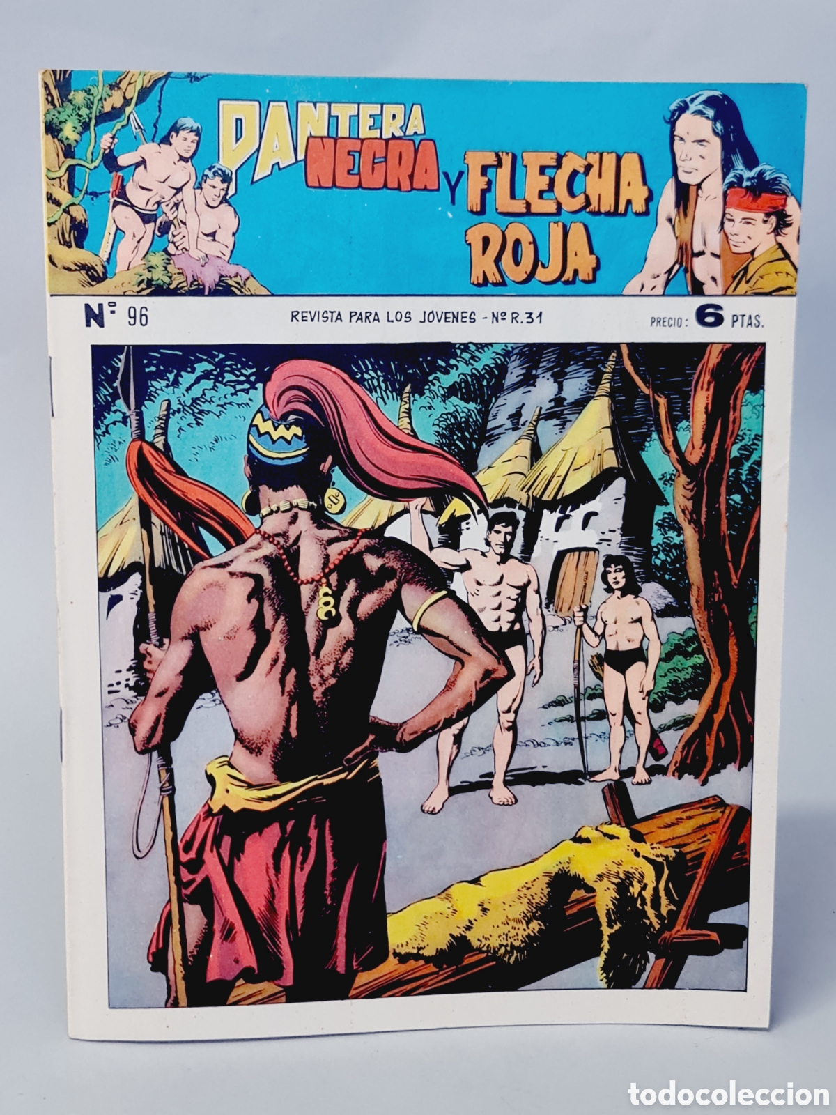 Tebeos: DE KIOSCO PANTERA NEGRA Y FLECHA ROJA 96 MAGA ORIGINAL - Foto 1