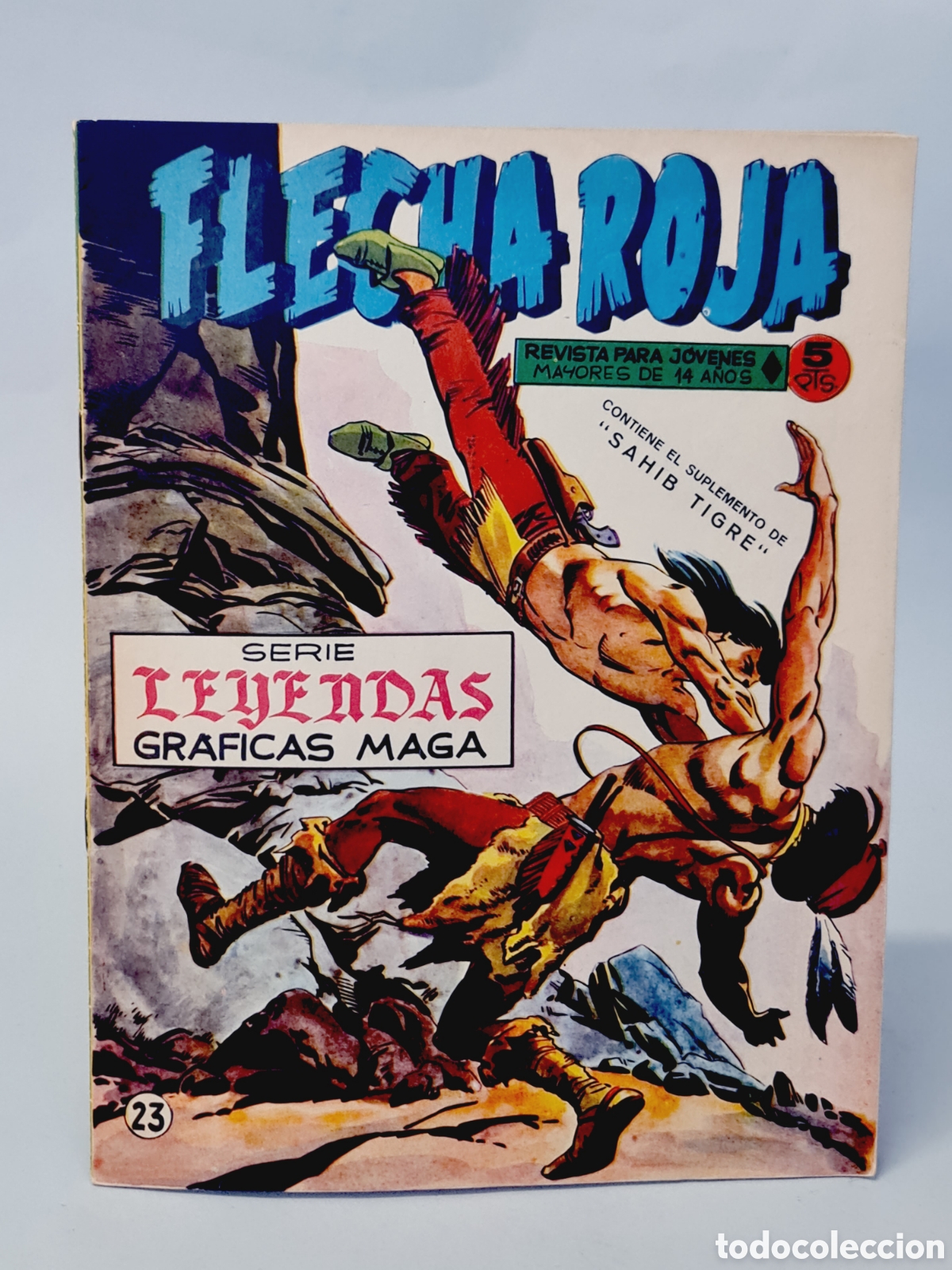 Tebeos: DE KIOSCO FLECHA ROJA 23 MAGA ORIGINAL - Foto 1