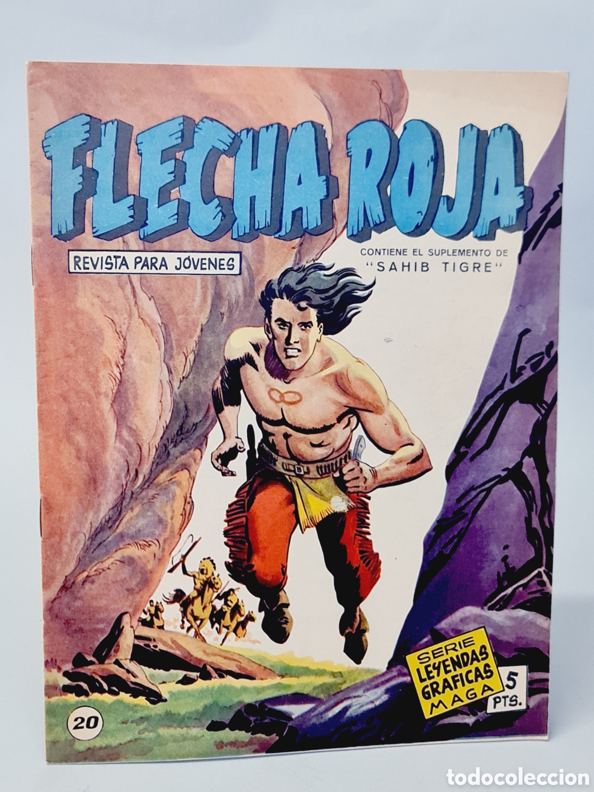 Tebeos: DE KIOSCO FLECHA ROJA 20 MAGA ORIGINAL - Foto 1